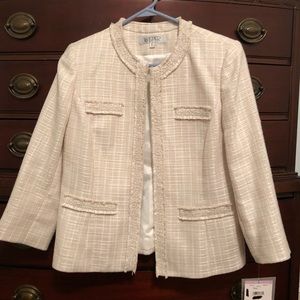 NWT Kasper petite tweed jacket